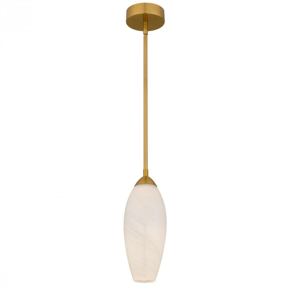 Modern Down Mini Pendant from the Burnett Collection