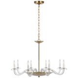 Traditional 8 Light Chandelier from the Brigitte Collection