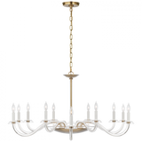 Traditional 12 Light Chandelier from the Brigitte Collection