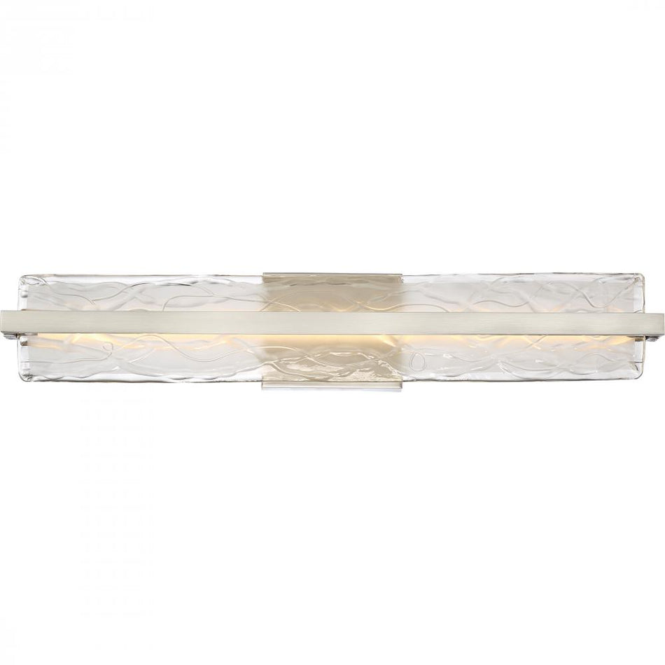 Contemporary Vanity Light from the Glacial Collection