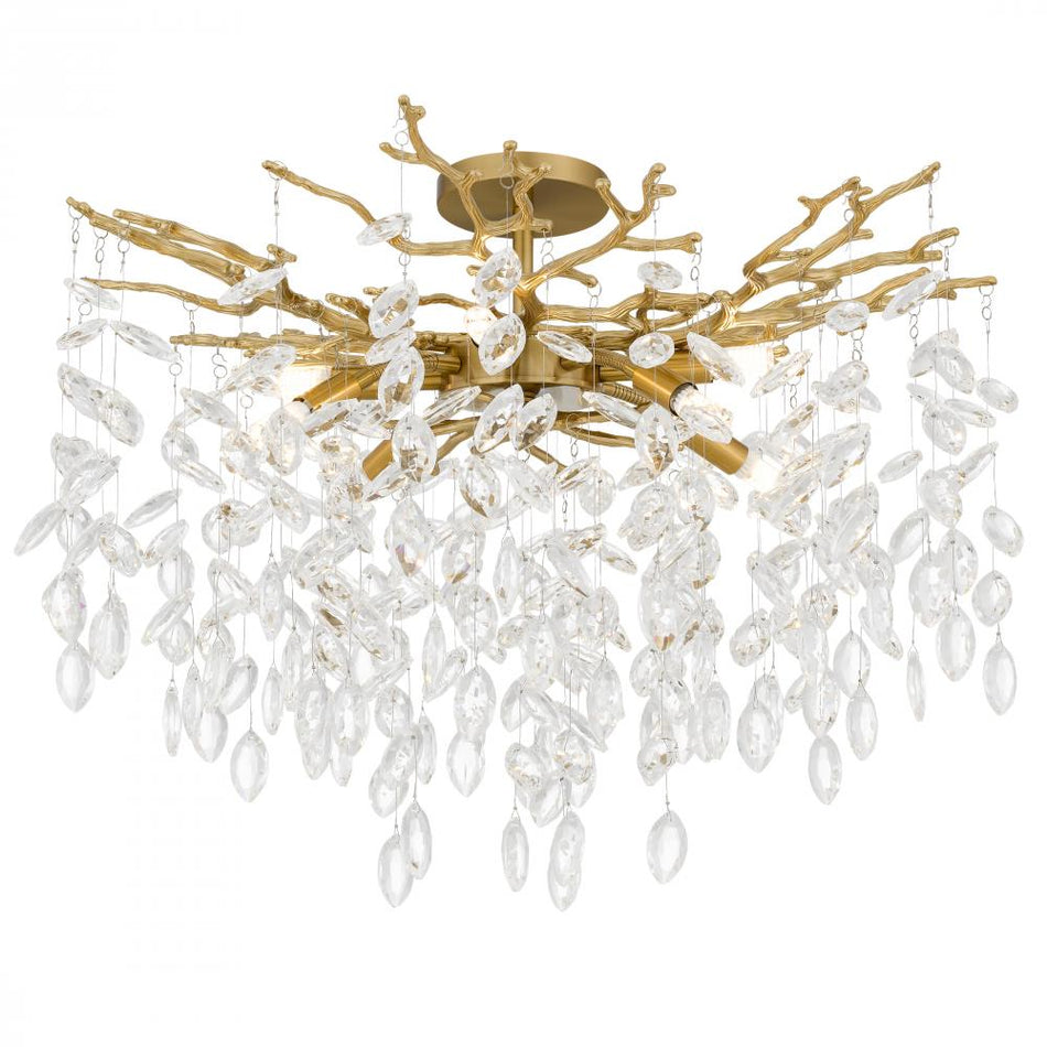 Contemporary Semi-Flush Mount from the Isobel Collection