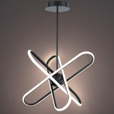 Modern 3 Light Chandelier from the VALERIUS Collection