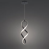 Modern Down Mini Pendant from the Interlace Collection
