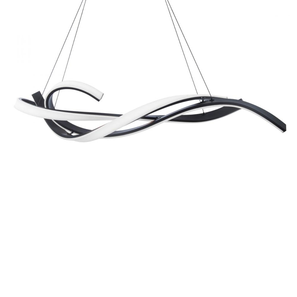 Contemporary Linear Pendant from the Tidal Collection