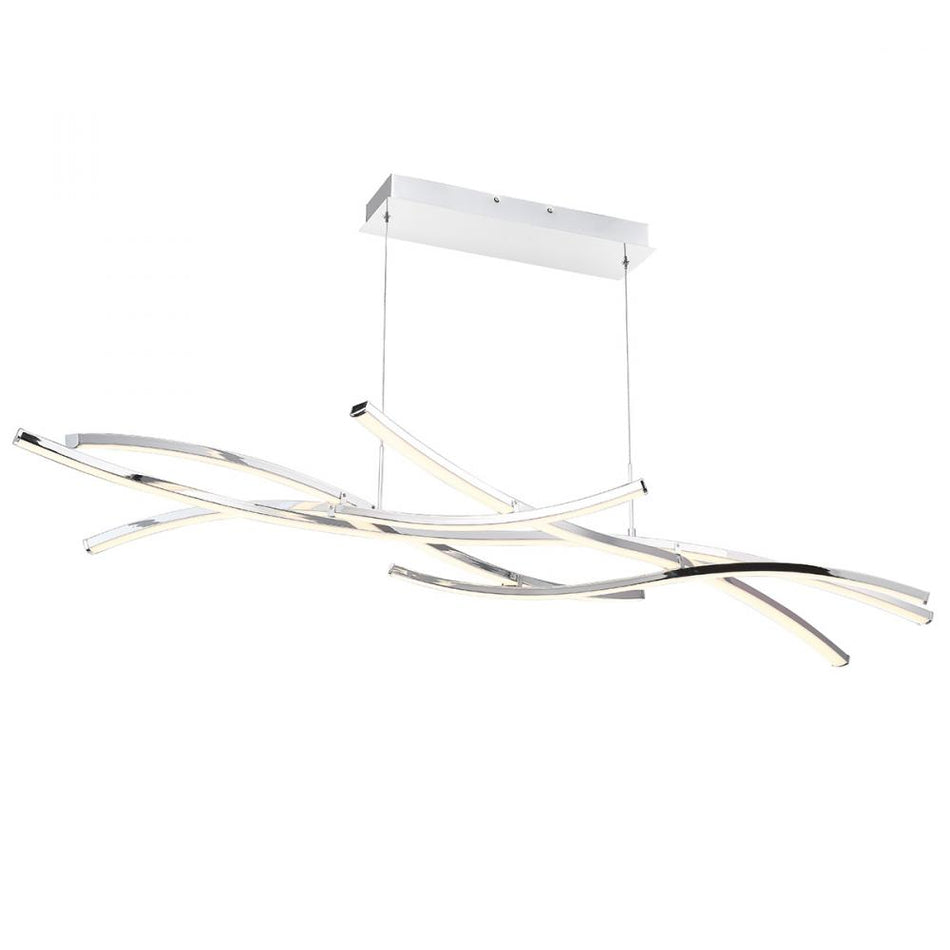 Modern 5 Light Chandelier from the Divergence Collection