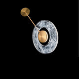 Transitional Down Mini Pendant from the Cymbal Collection