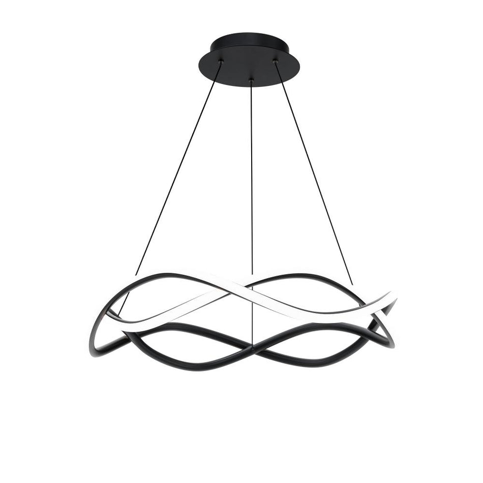 Craftsman/Mission 1 Light Chandelier from the Swerve Collection