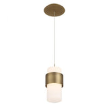 Modern Down Mini Pendant from the Banded Collection