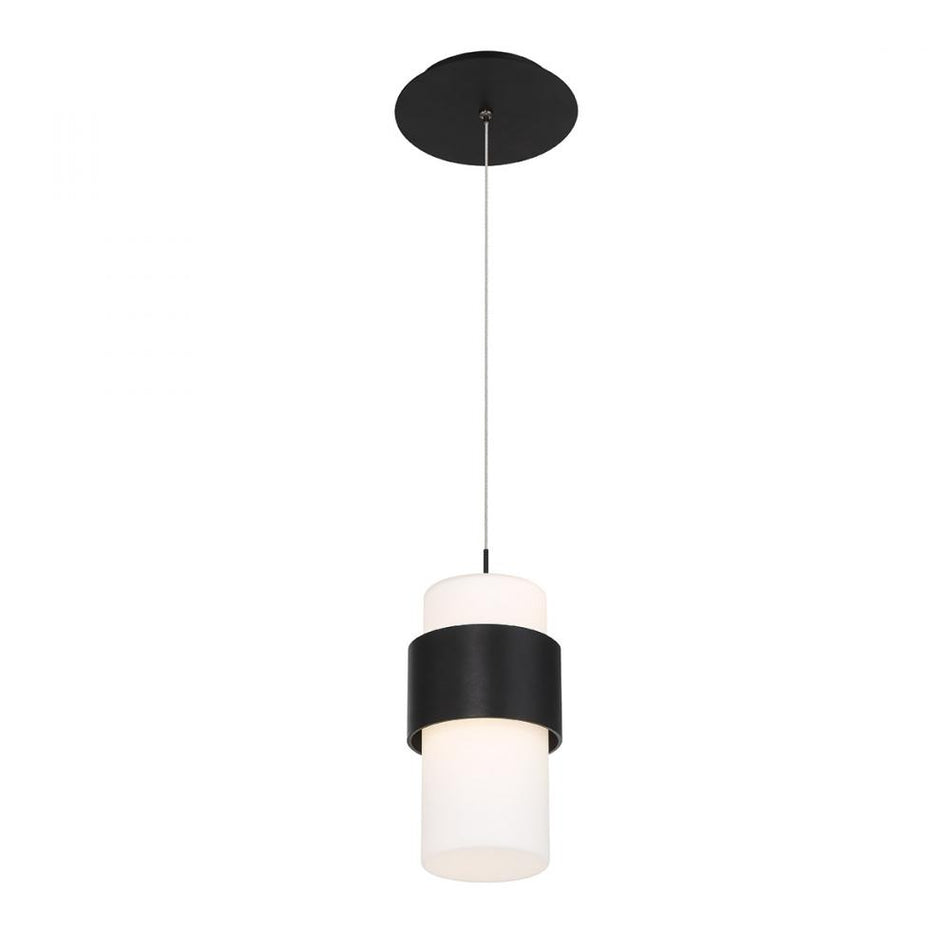 Modern Down Mini Pendant from the Banded Collection