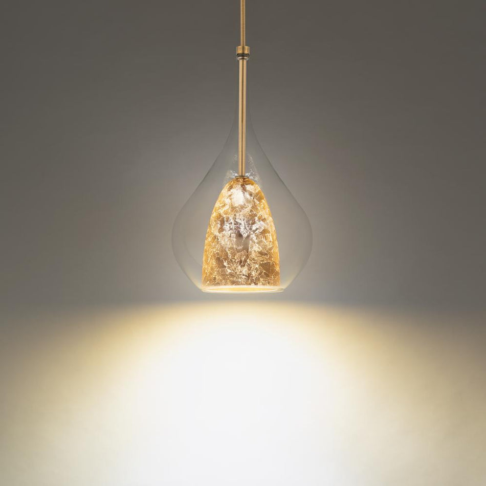 Traditional Down Mini Pendant from the Helios Collection