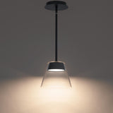 Modern Down Mini Pendant from the CHANDRA Collection