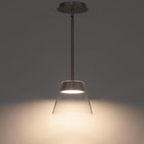 Modern Down Mini Pendant from the CHANDRA Collection