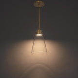 Modern Down Mini Pendant from the CHANDRA Collection