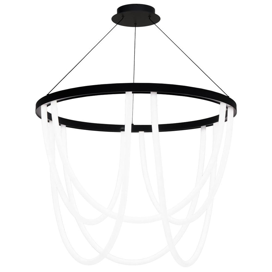 Craftsman/Mission 1 Light Chandelier from the Margarite Collection