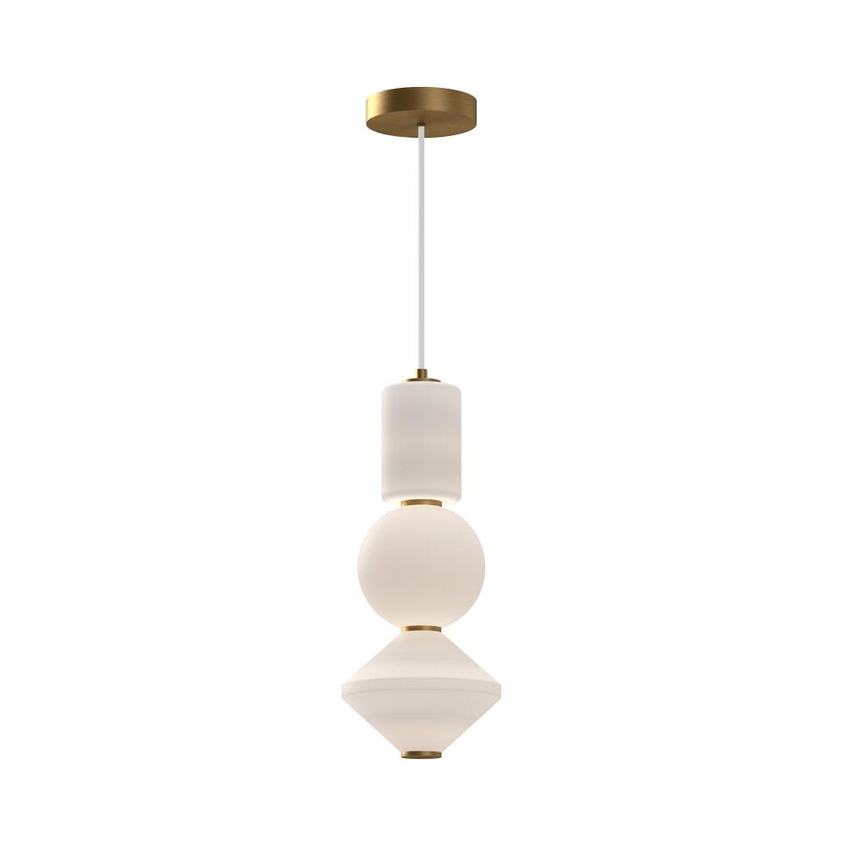 Transitional Down Pendant from the Bijou Collection