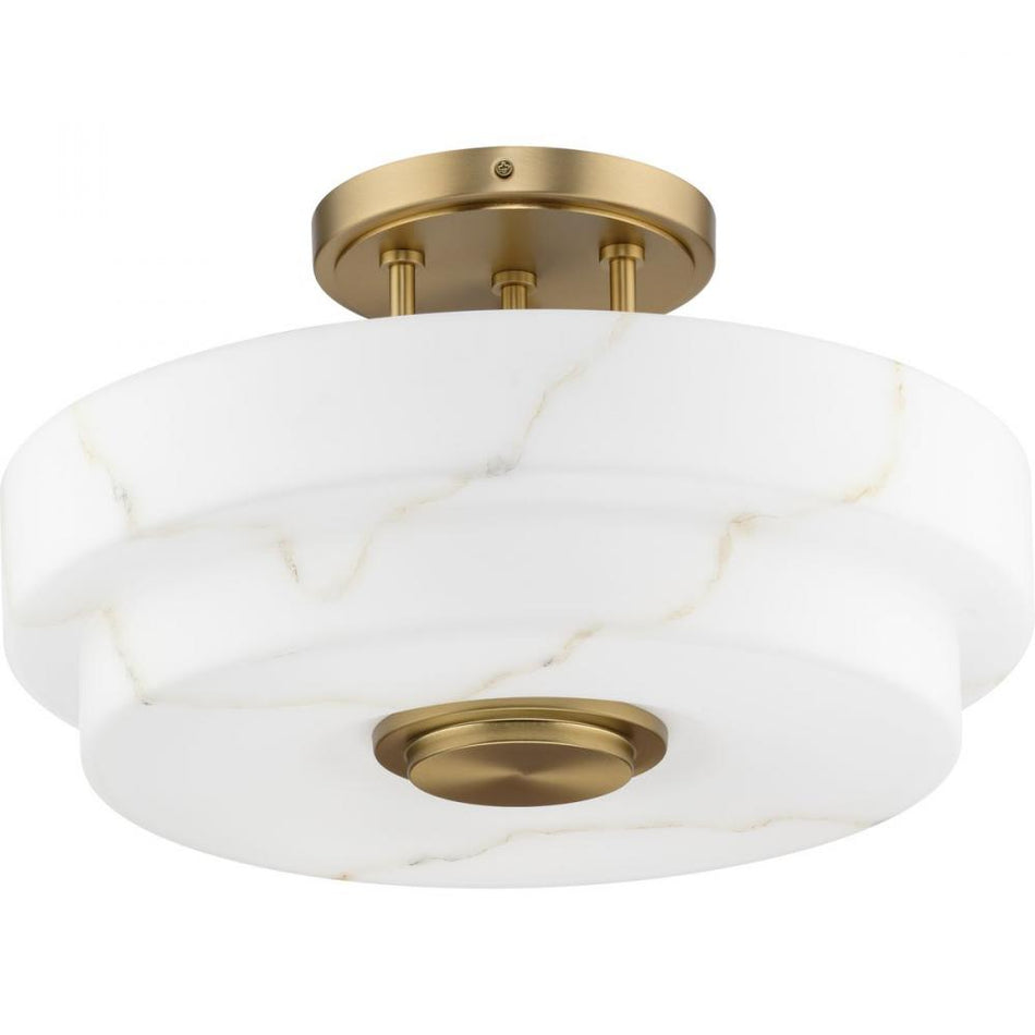 Drum Shade Semi-Flush Mount from the Tosca Collection
