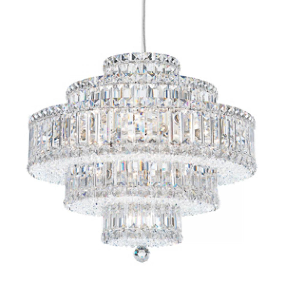 Traditional Drum Shade Pendant from the Plaza Collection