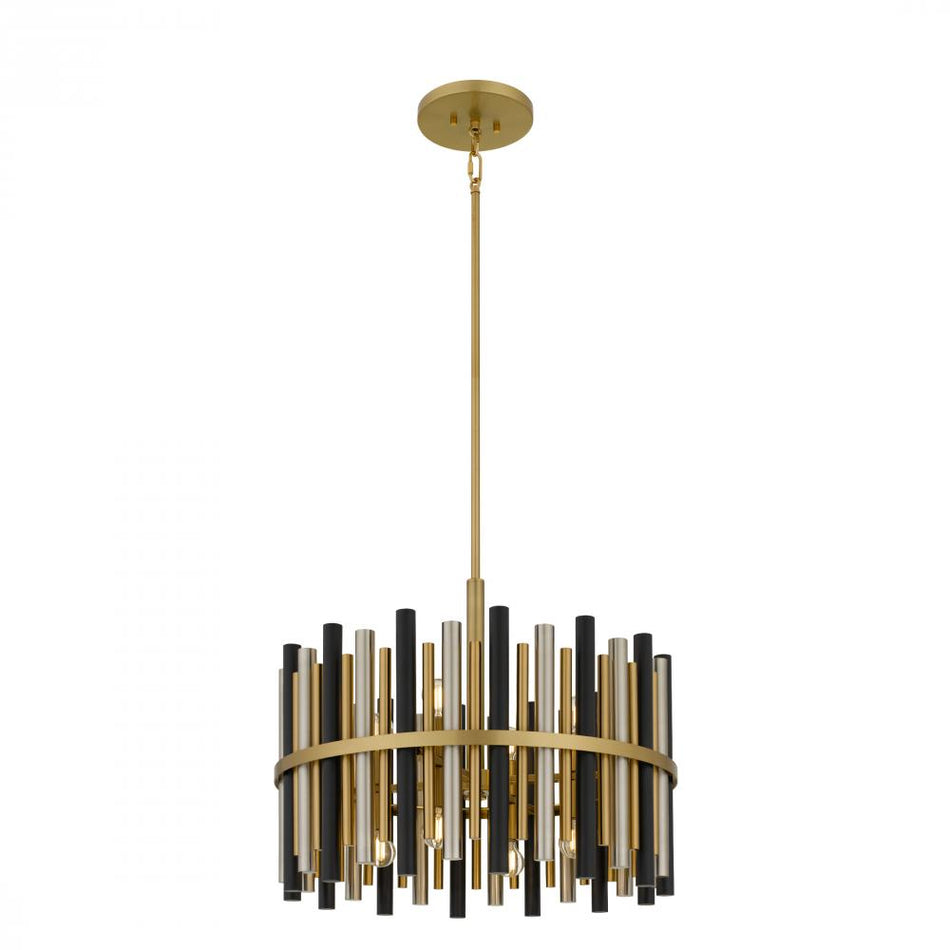 Modern Drum Shade Pendant from the Richards Collection