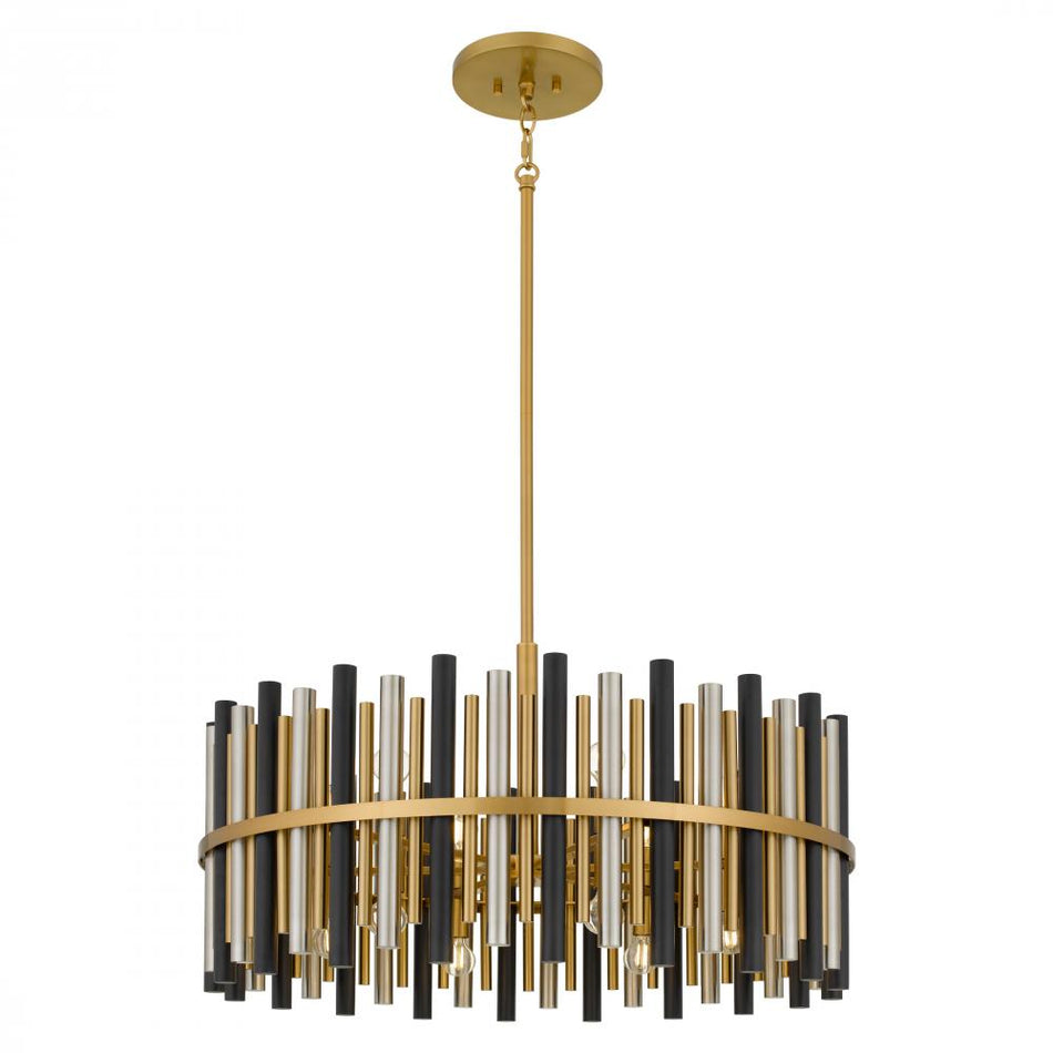 Modern Drum Shade Pendant from the Richards Collection