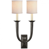 Modern Wall Sconce from the French Deco Horn Collection