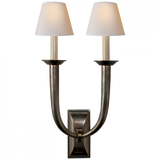 Modern Wall Sconce from the French Deco Horn Collection