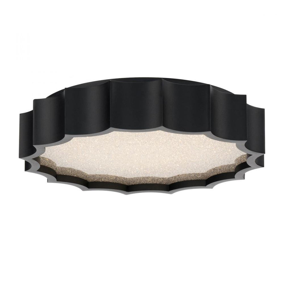 Tarte 16in 120V LED Flush Mount with Radiance Crystal Dust