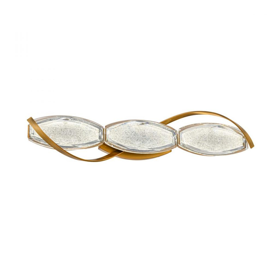 Bijoux 27in 120/277V LED Bath Vanity & Wall Light with Radiance Crystal Dust