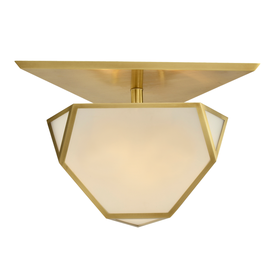 Contemporary Semi-Flush Mount from the Moonbow Collection