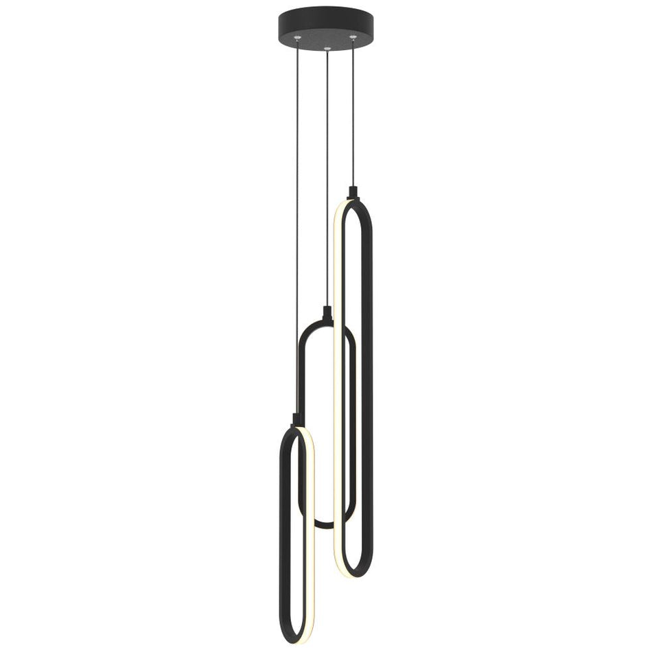 Contemporary Multi Light Pendant from the Sienna Collection