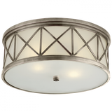 Traditional Drum Shade Flush Mount from the Montpelier Collection