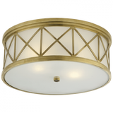 Traditional Drum Shade Flush Mount from the Montpelier Collection
