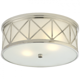 Traditional Drum Shade Flush Mount from the Montpelier Collection
