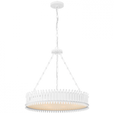 Traditional 6 Light Chandelier from the Leslie Collection