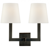 Modern Wall Sconce from the Square Tube Collection