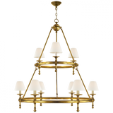 Traditional 9 Light Chandelier from the Classic Collection