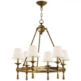 Traditional 6 Light Chandelier from the Classic Collection