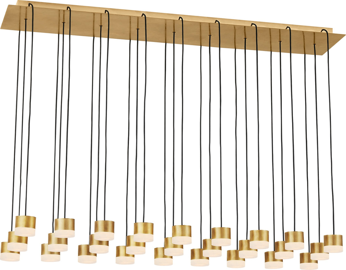 Gable Alabaster 27-Light Chandelier SLCH52430HAB-277