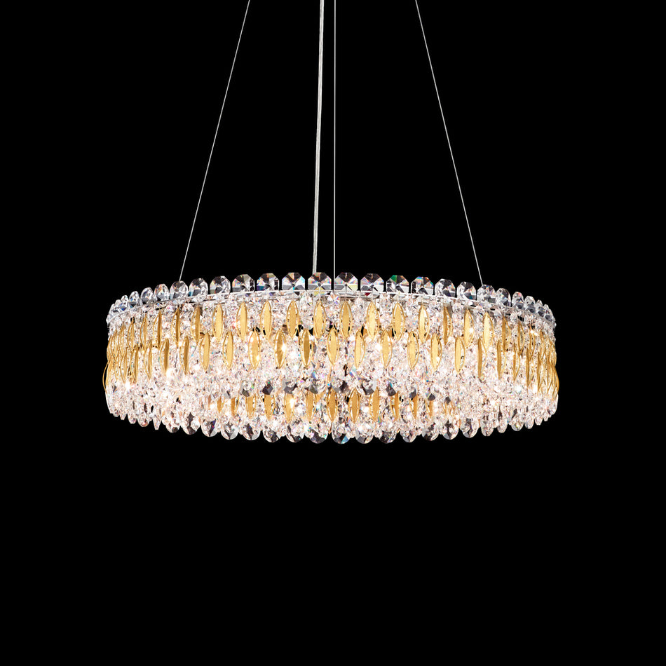 Contemporary Drum Shade Pendant from the Sarella Collection