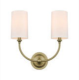 Transitional Wall Sconce from the Giselle Collection