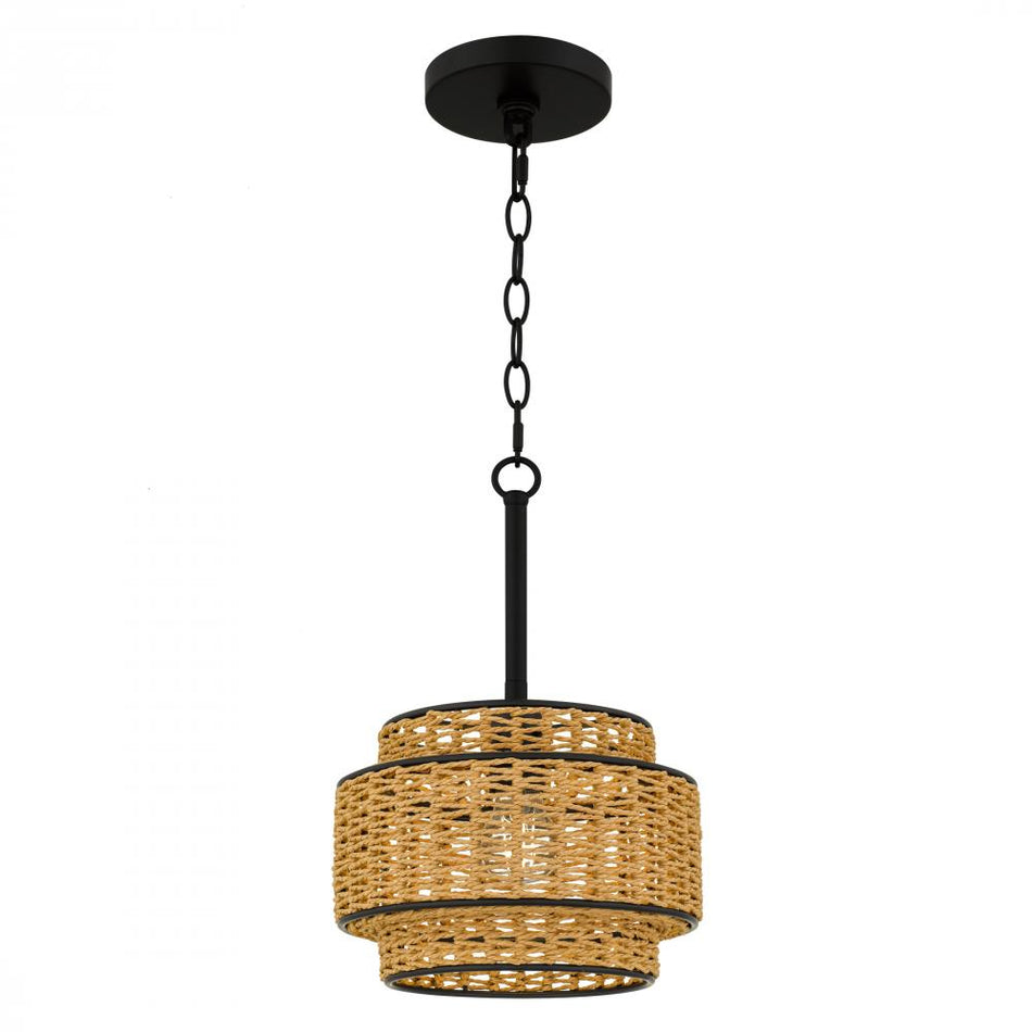 Nautical Drum Shade Mini Pendant from the Teton Collection
