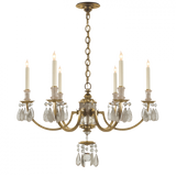 Traditional 6 Light Chandelier from the Elizabeth Collection