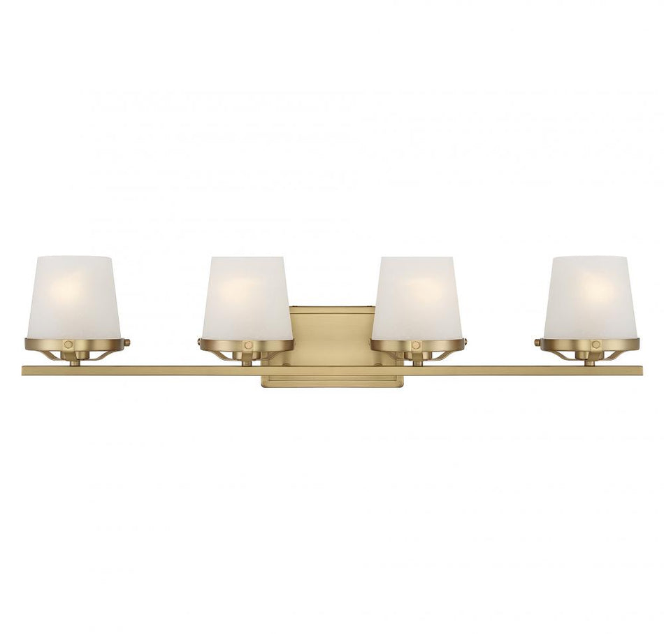 Klein 4-Light Bathroom Vanity Light in Matte