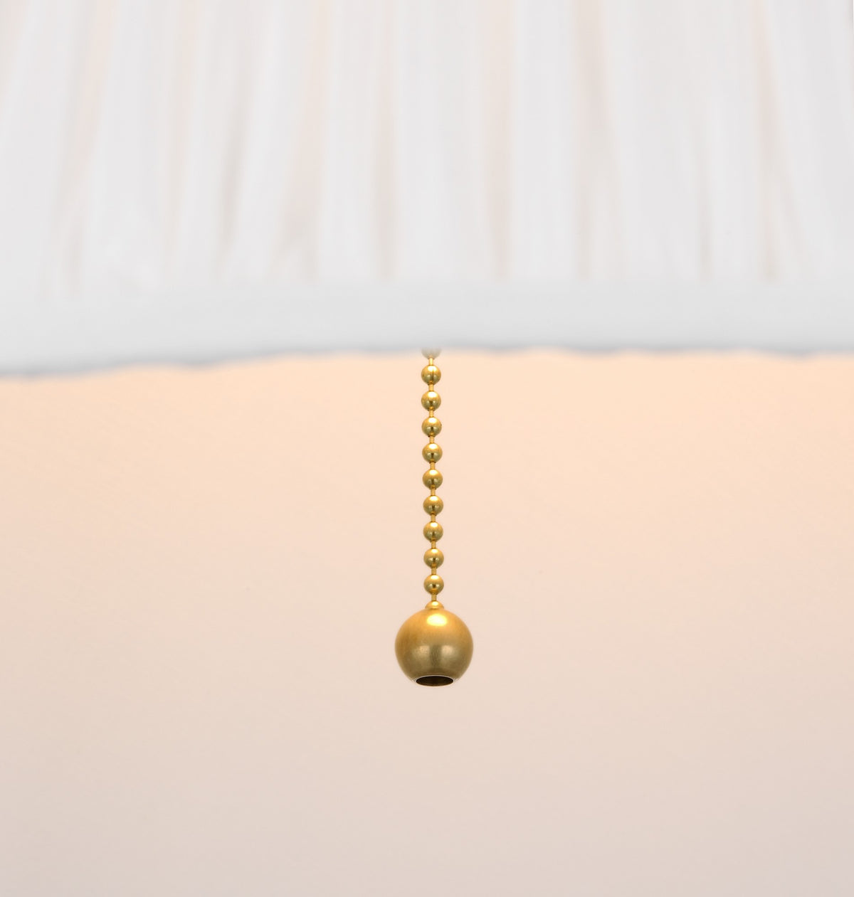 Dume Large Arched Floor Lamp in Hand-Rubbed Antique Brass with Silk Pleated Shade