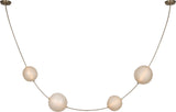 Modern 1 Light Chandelier from the Dune Collection