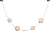 Modern 1 Light Chandelier from the Dune Collection