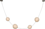 Modern 1 Light Chandelier from the Dune Collection