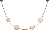 Modern 1 Light Chandelier from the Dune Collection
