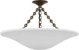 Modern Bowl Semi-Flush Mount from the Mollino Collection