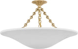 Modern Bowl Semi-Flush Mount from the Mollino Collection