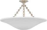 Modern Bowl Semi-Flush Mount from the Mollino Collection